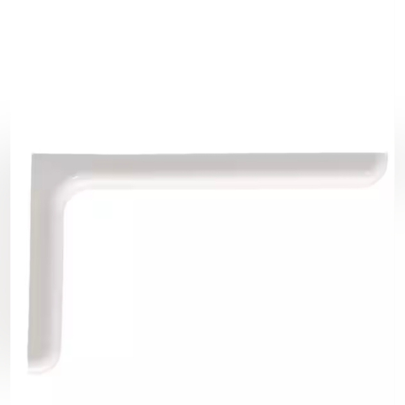 Set of 2Everbilt 9 in. L White Steel Decorative Shelf Bracket - Picture 8 of 11